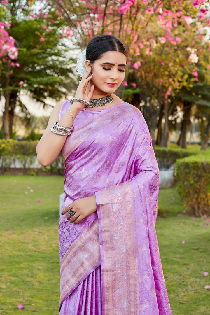 Meher-e-Moti  - rosy lavender