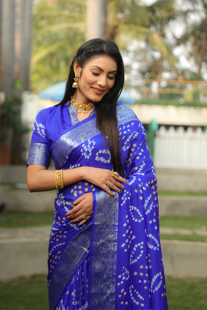 Bandhej Ki Shaan - Royal Blue