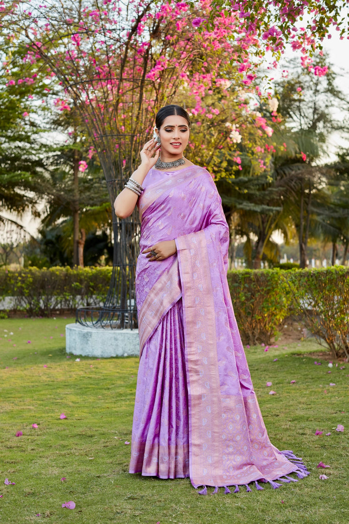 Meher-e-Moti  - rosy lavender