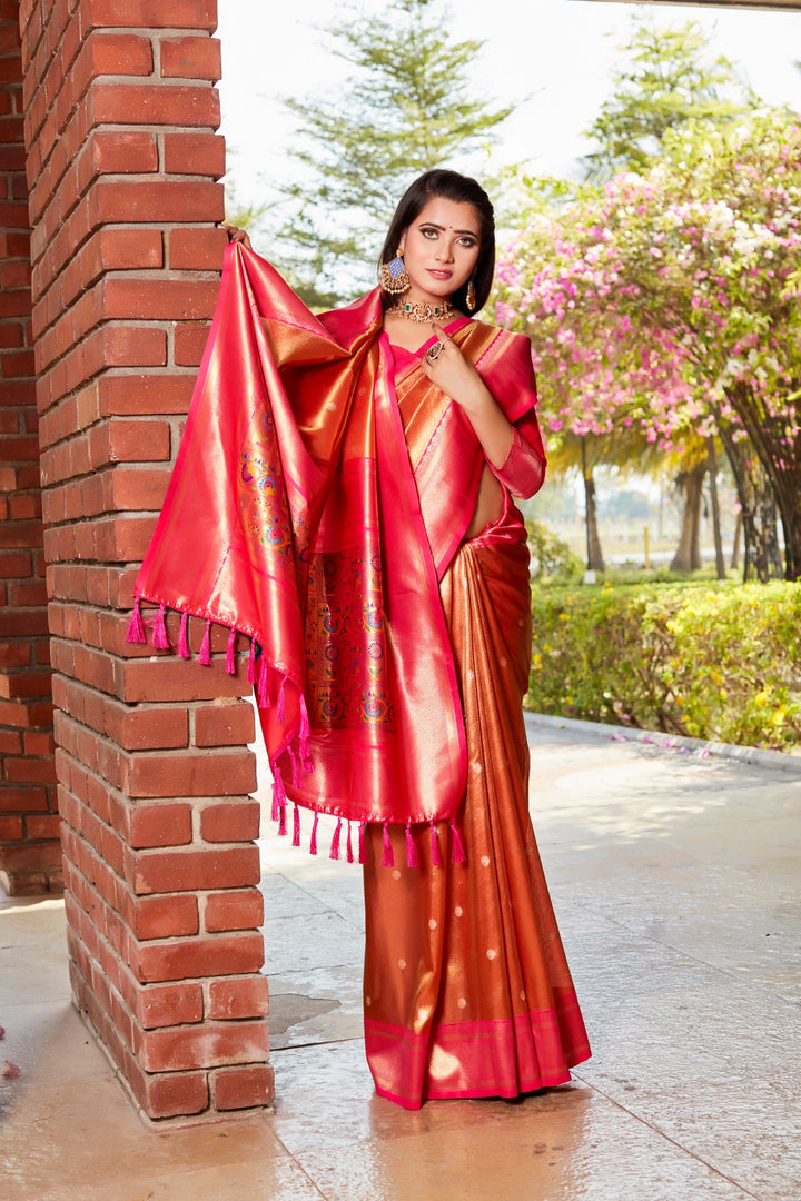 Noor-e-Tissue - Scarlet Red