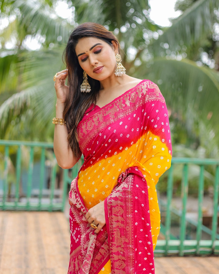 VAMIKA pink yellow