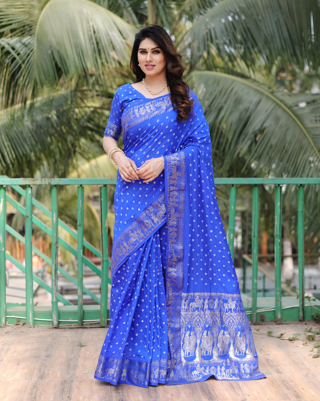 Rajsi Dola Royal Blue