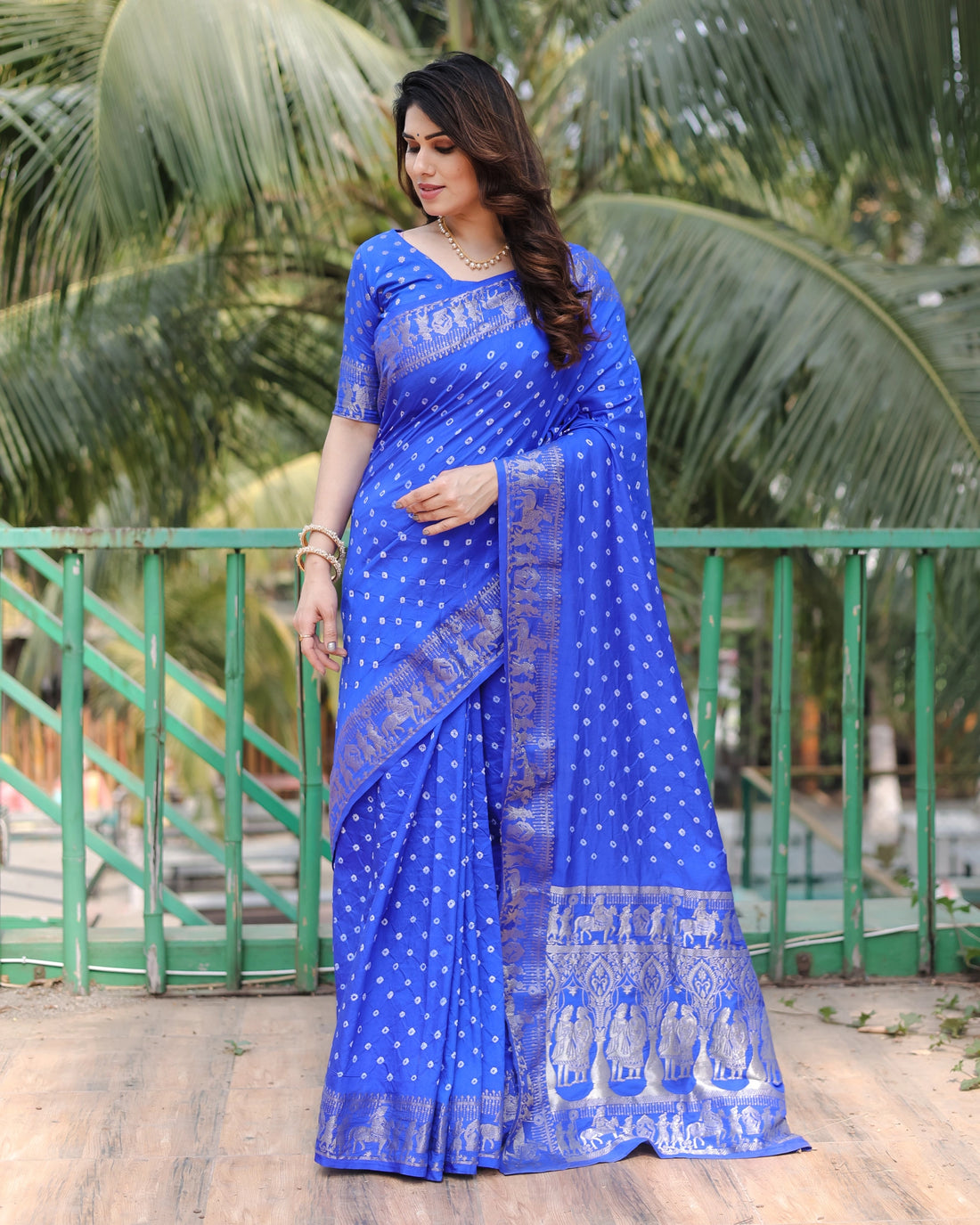 Rajsi Dola Royal Blue