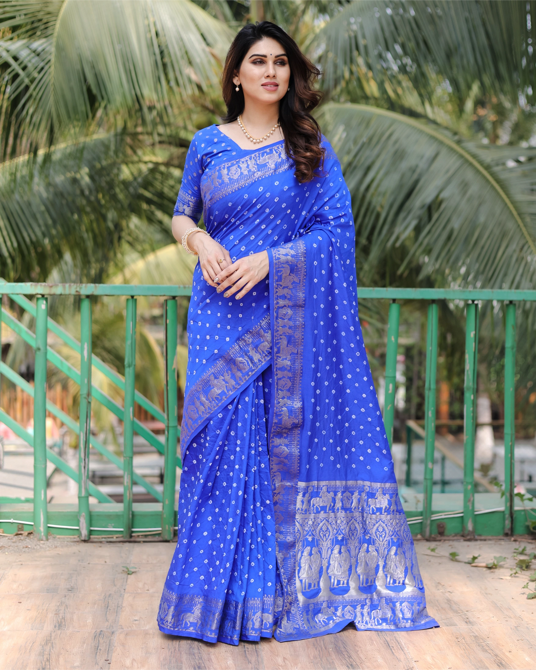 Rajsi Dola Royal Blue