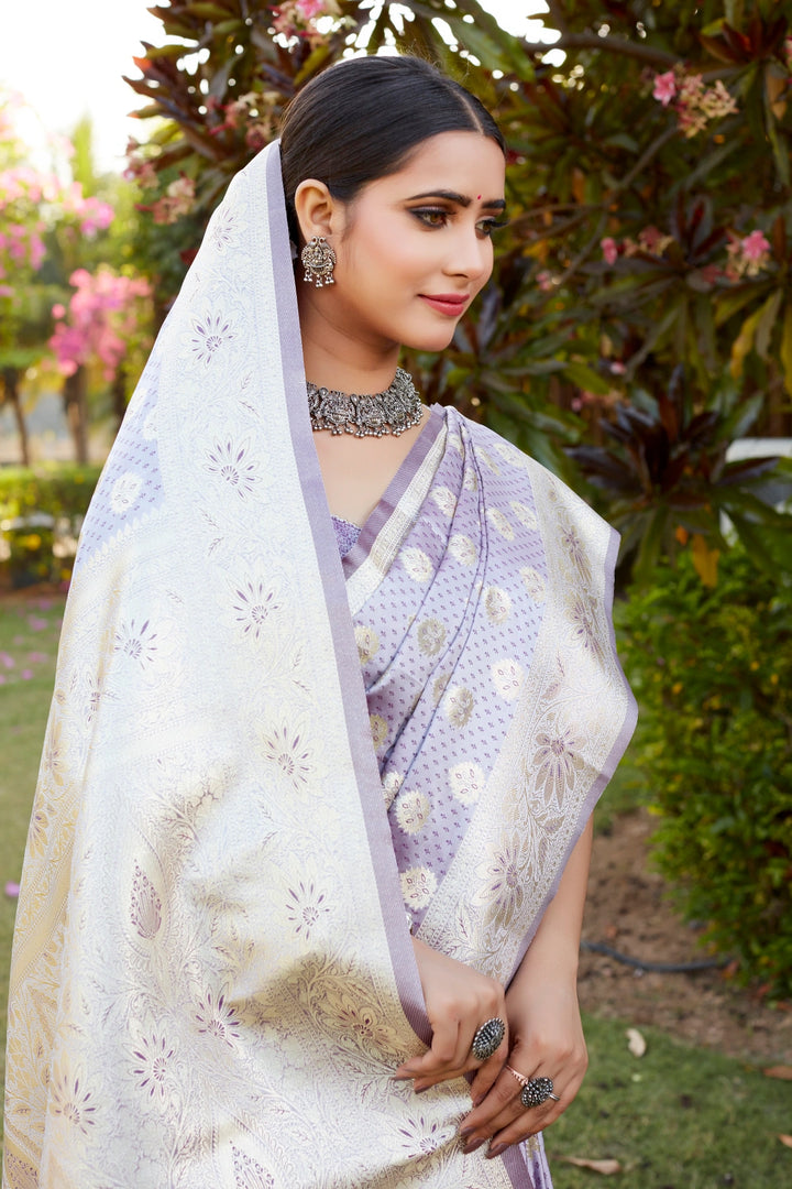 Saanjh-e-Satin - Lavender Luster