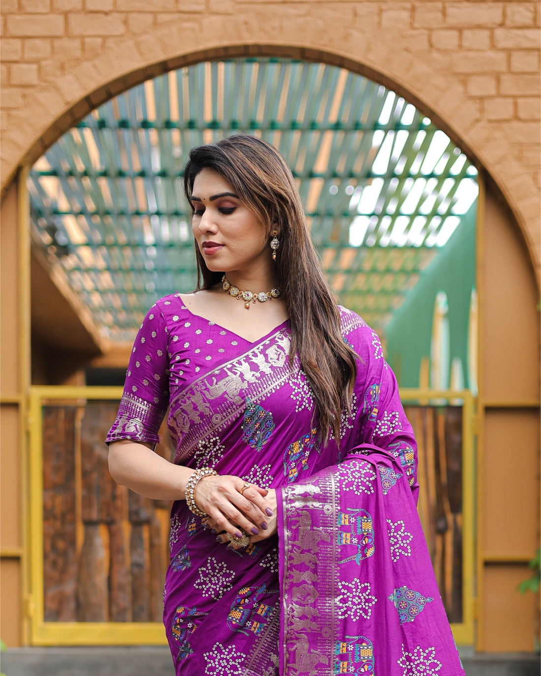 Saanjh Nikhaar Majestic Purple