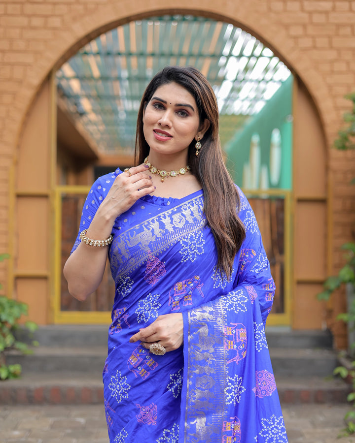 Saanjh Nikhaar Royal Blue