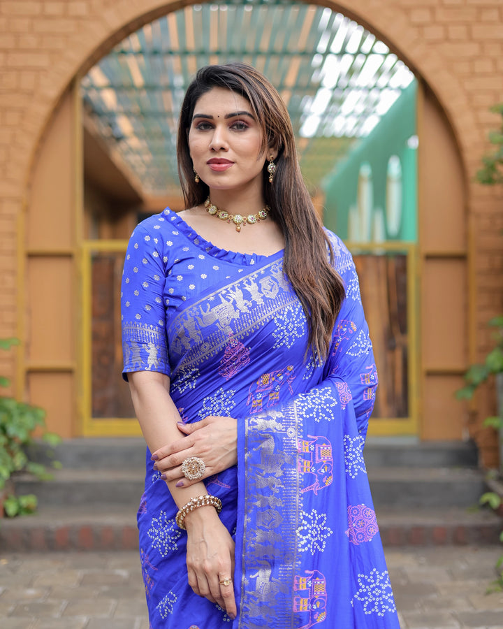 Saanjh Nikhaar Royal Blue