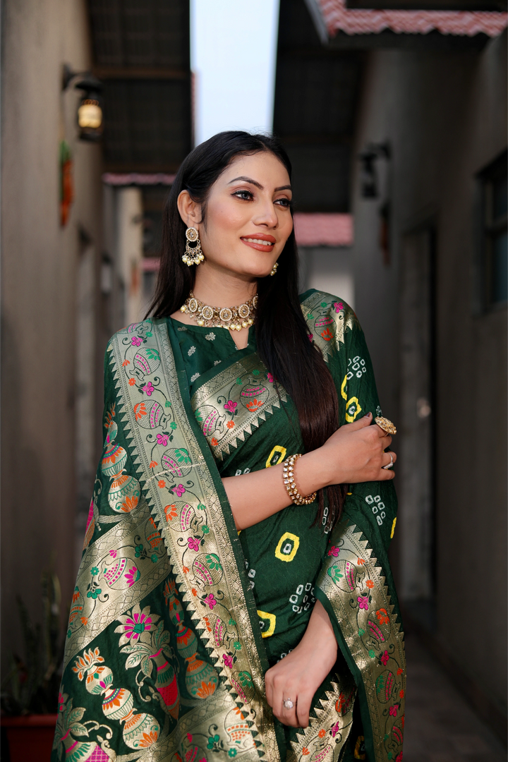 Sitara Sangam Emerald Green