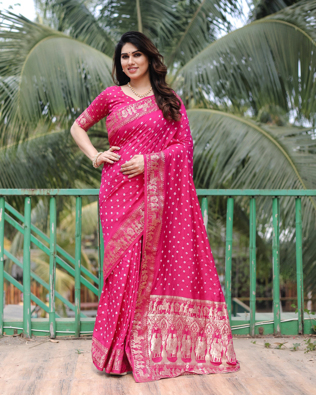 Rajsi Dola Deep Pink