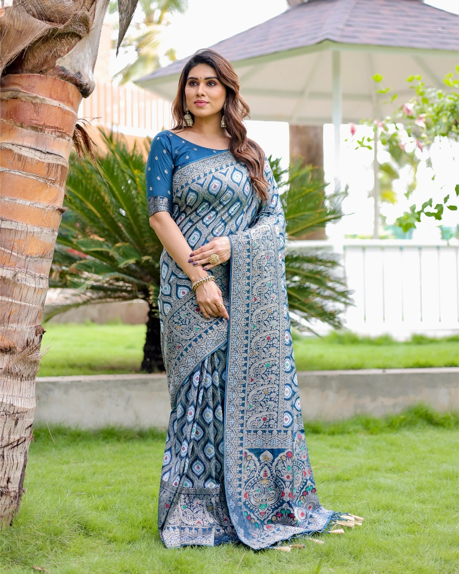 Kanakavalli Dreams - Azure Blue