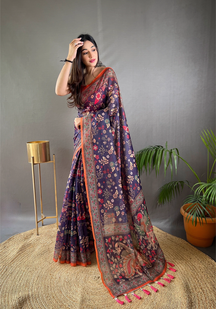 TheDailyLooms Rangshaala Tales - Purple