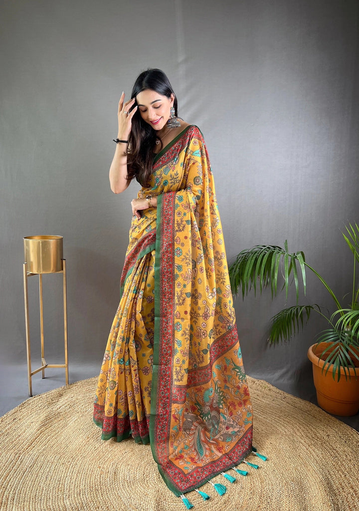 TheDailyLooms Rangshaala Tales - Yellow