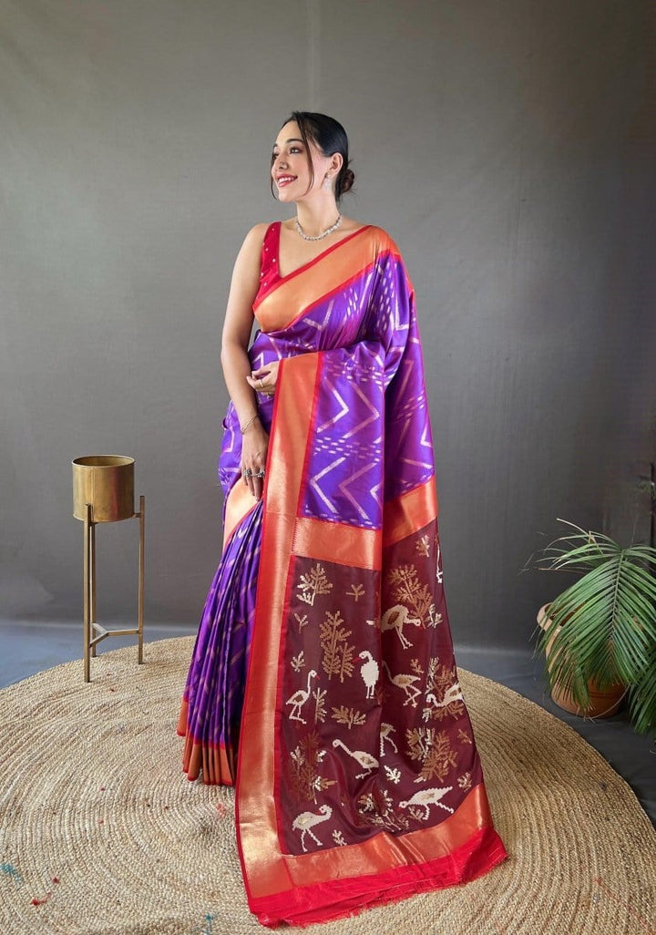 TheDailyLooms Rhythm of Zari - violet