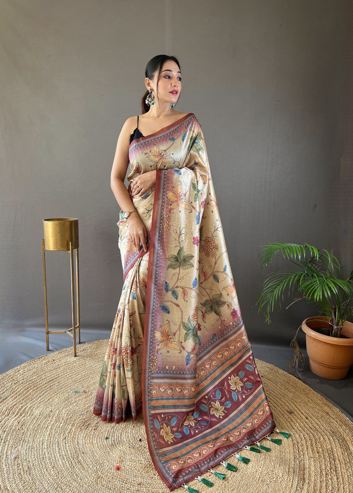 TheDailyLooms Sangam Silhouettes: Earthen Echo