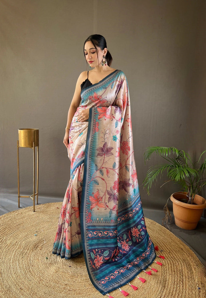 TheDailyLooms Sangam Silhouettes: Sky Symphony