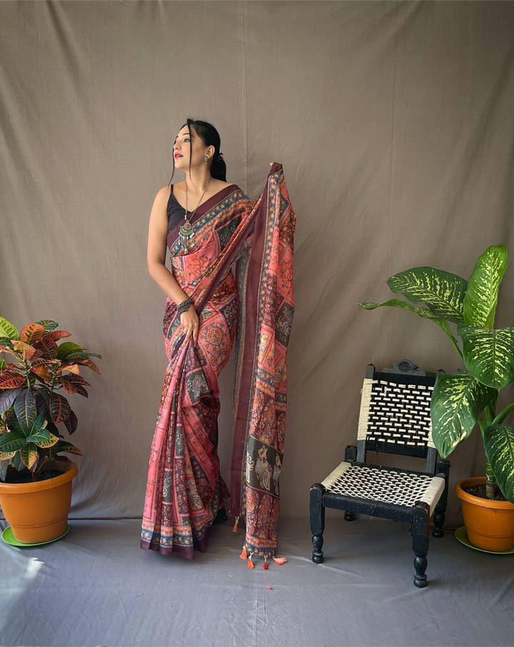 TheDailyLooms Sundar Sapna: Rosy Dawn